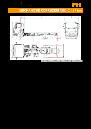 стійке шасі Isuzu F11 H
