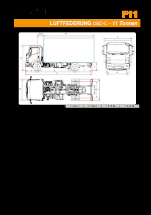 стійке шасі Isuzu F11 H