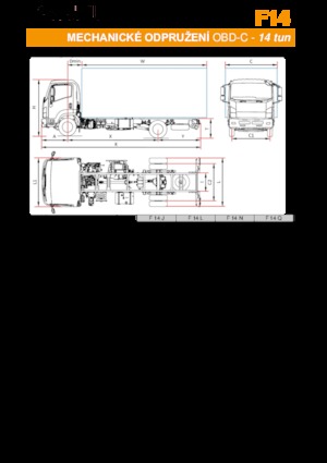 стійке шасі Isuzu F14 L