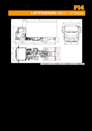 стійке шасі Isuzu F14N Q