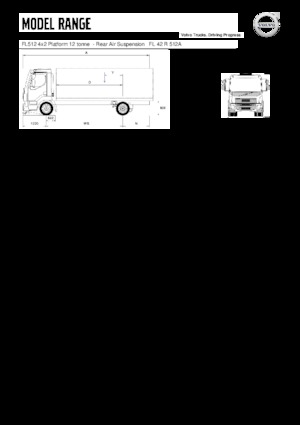 стійке шасі Volvo Trucks FL512 4x2 Platform
