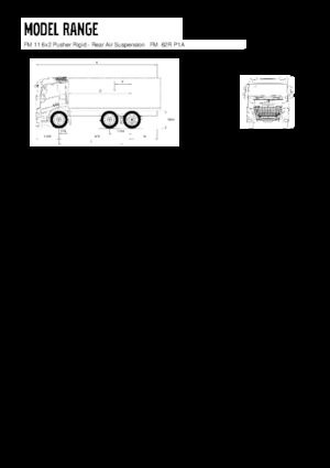 стійке шасі Volvo Trucks FM11.330 6x2 Pusher Rigid
