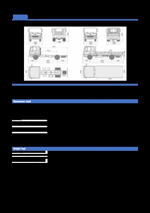 стійке шасі Hyundai Commercial Vehicles HD120 4x2 D6GA