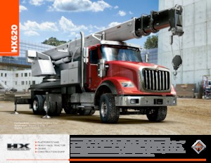 стійке шасі International HX620 119 Day Cab Cummins ISX15