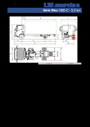 стійке шасі Isuzu L35 F S