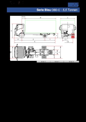 стійке шасі Isuzu M55 E