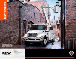 стійке шасі International MV60H 107 Day Cab Cummins L9