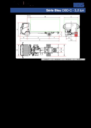 стійке шасі Isuzu N35 H