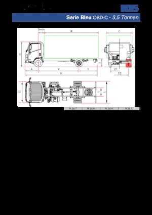 стійке шасі Isuzu N35 H
