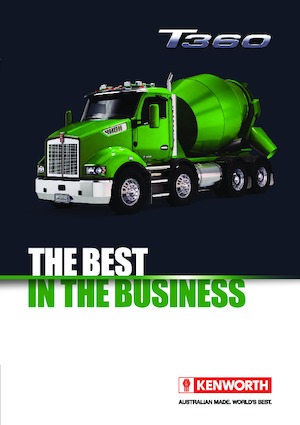 стійке шасі Kenworth T360 Day Cab ISLE5 8x4