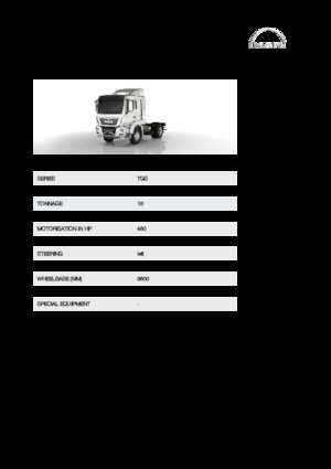 стійке шасі MAN TGS 18.460 4x2