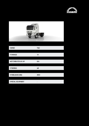 стійке шасі MAN TGS 18.500 4x4
