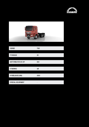 стійке шасі MAN TGS 33.500 6x6H