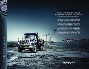 стійке шасі International Workstar 7400 107 Crew Cab Navistar N9 4x2