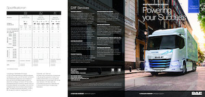 стійке шасі DAF XF 350 FAN Electric