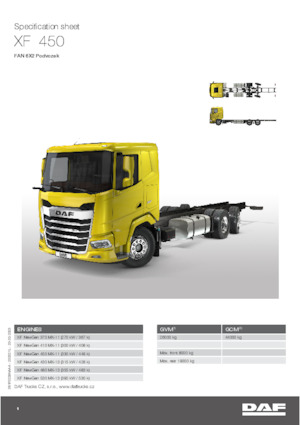 стійке шасі DAF XF 430 FAN