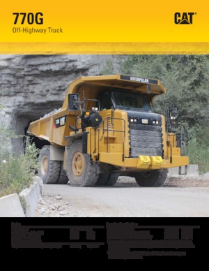Самоскиди із жорсткою рамою Caterpillar 770G