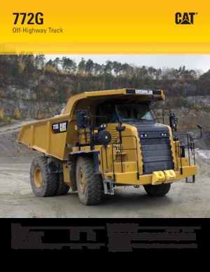 Самоскиди із жорсткою рамою Caterpillar 772G