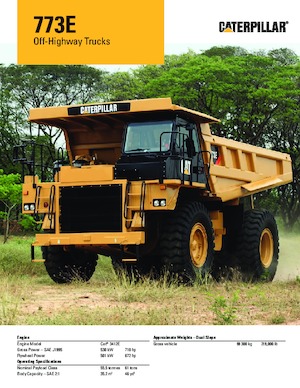 Самоскиди із жорсткою рамою Caterpillar 773E