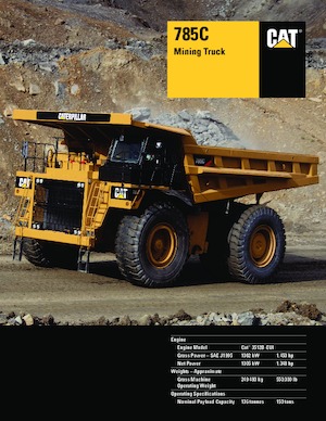 Самоскиди із жорсткою рамою Caterpillar 785C