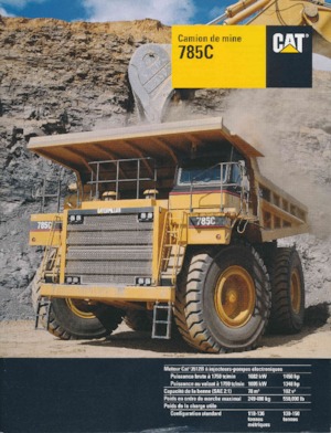 Самоскиди із жорсткою рамою Caterpillar 785C