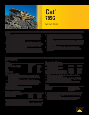 Самоскиди із жорсткою рамою Caterpillar 785G