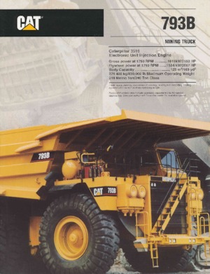 Самоскиди із жорсткою рамою Caterpillar 793B