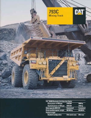 Самоскиди із жорсткою рамою Caterpillar 793C