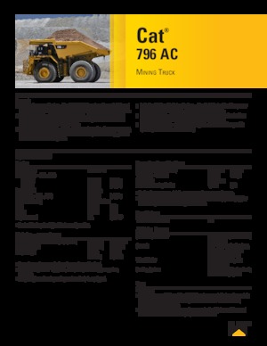 Самоскиди із жорсткою рамою Caterpillar 796 AC
