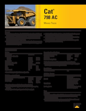 Самоскиди із жорсткою рамою Caterpillar 798 AC