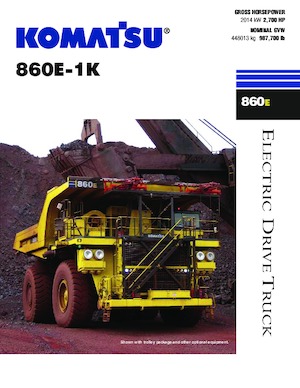 Самоскиди із жорсткою рамою Komatsu 860E-1K