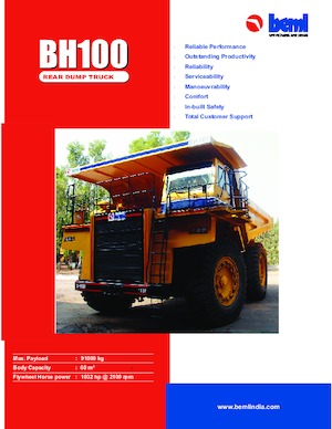 Самоскиди із жорсткою рамою Beml BH100