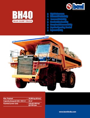 Самоскиди із жорсткою рамою Beml BH40