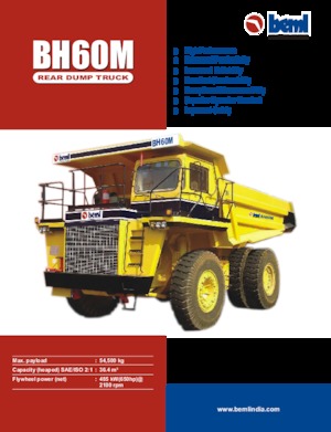 Самоскиди із жорсткою рамою Beml BH60M