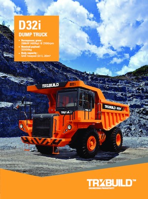 Самоскиди із жорсткою рамою TRXBUILD D32i