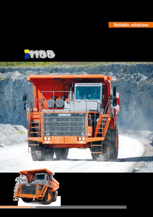 Самоскиди із жорсткою рамою Hitachi EH1100-5