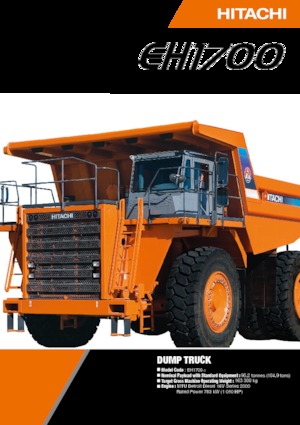Самоскиди із жорсткою рамою Hitachi EH1700-3