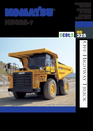 Самоскиди із жорсткою рамою Komatsu HD325-7