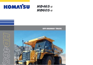 Самоскиди із жорсткою рамою Komatsu HD605-8E0