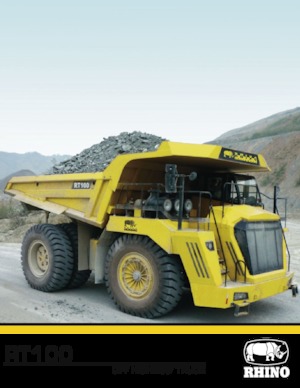 Самоскиди із жорсткою рамою RHINO RT100