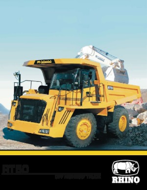 Самоскиди із жорсткою рамою RHINO RT50