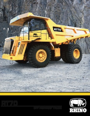 Самоскиди із жорсткою рамою RHINO RT70