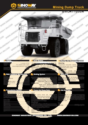 Самоскиди із жорсткою рамою Sinoway SWORT1000R