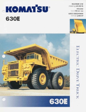 Самоскиди із жорсткою рамою Komatsu 630E