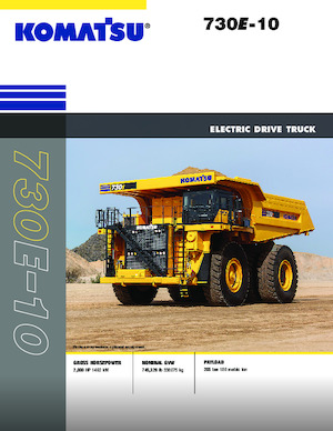 Самоскиди із жорсткою рамою Komatsu 730E-10