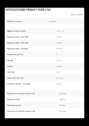 Самоскиди із жорсткою рамою Caterpillar 772G