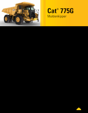 Самоскиди із жорсткою рамою Caterpillar 775G