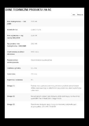 Самоскиди із жорсткою рамою Caterpillar 798 AC