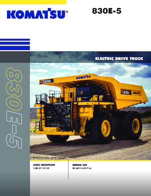 Самоскиди із жорсткою рамою Komatsu 830-E