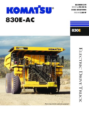 Самоскиди із жорсткою рамою Komatsu 830E-AC